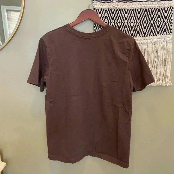 Y2K BROWN SKULL GRAPHIC SHORT SLEEVE TOP - Picture 4 of 4